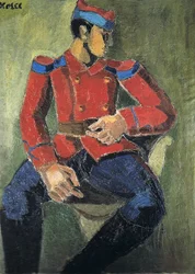 Soldato seduto